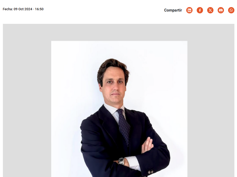 Patricio Domecq Carrión se une a Muza Gestión de Activos como responsable de Relación con Inversores y Desarrollo de Negocio