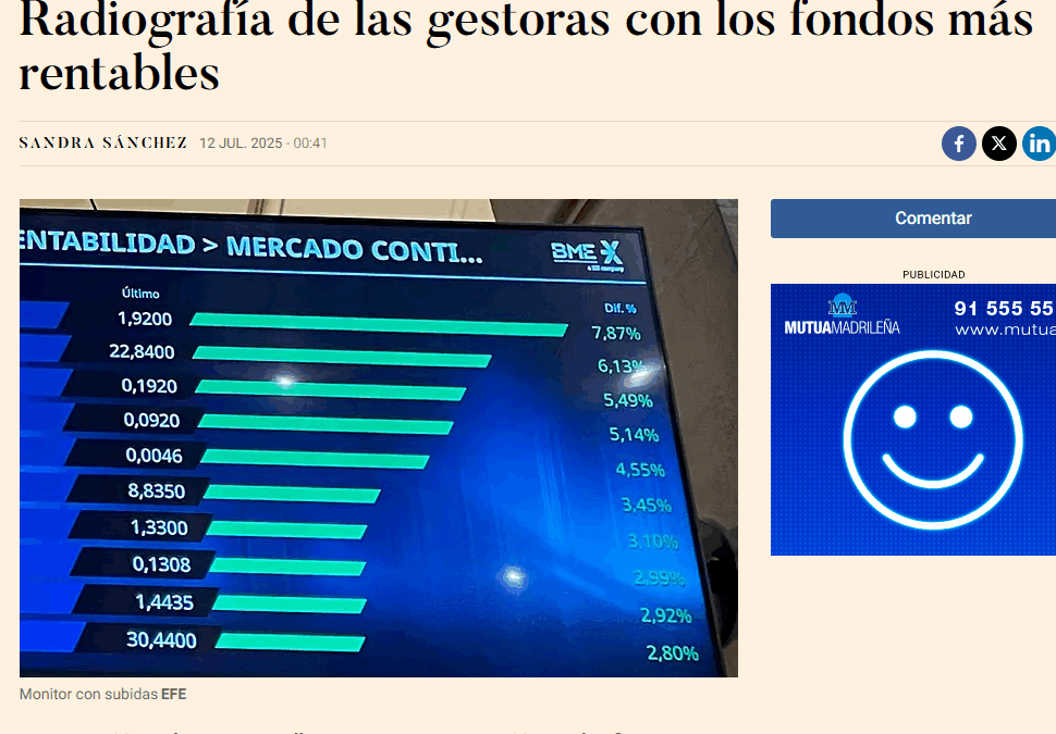 Radiografía de las gestoras con los fondos más rentables