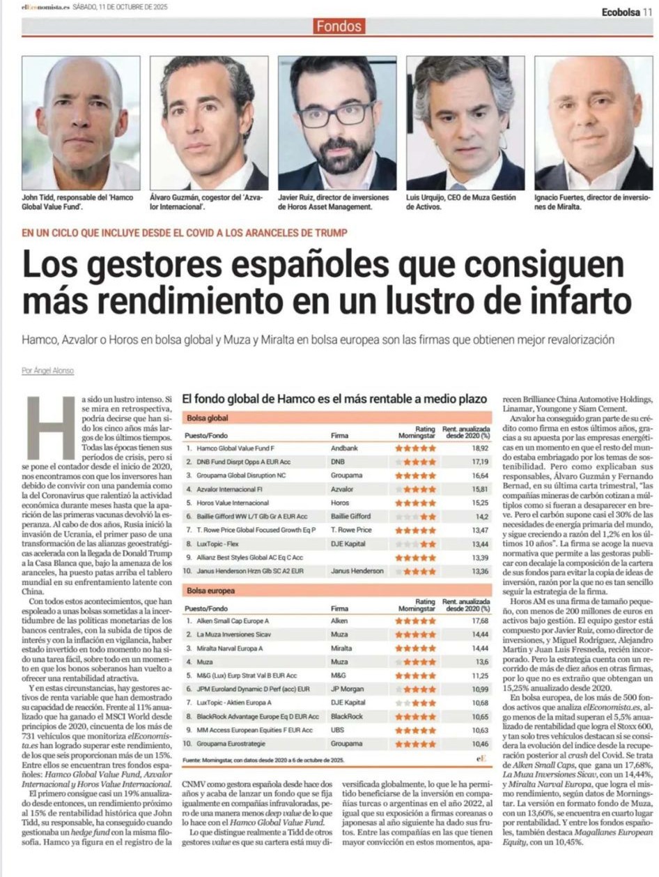 Estos son los gestores españoles que han superado una pandemia, una guerra y los aranceles de Trump